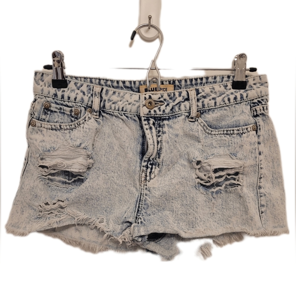 Blue Spice Denim Jean Shorts